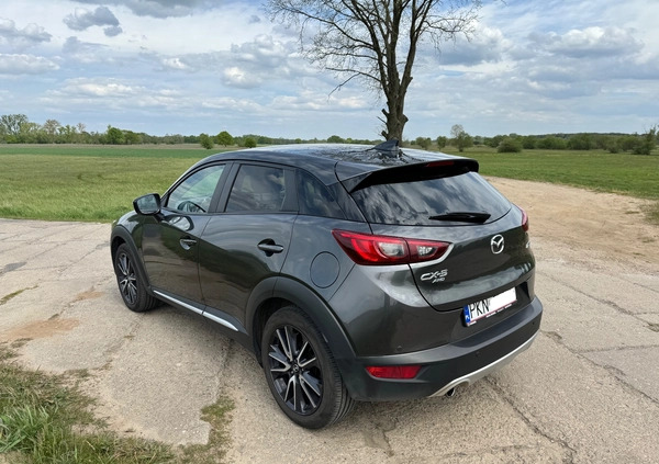 Mazda CX-3 cena 86900 przebieg: 51951, rok produkcji 2018 z Konin małe 121